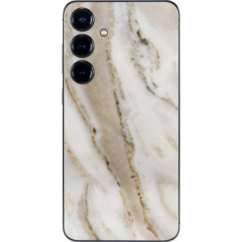 Vanilla Marble Galaxy S25 Skin
